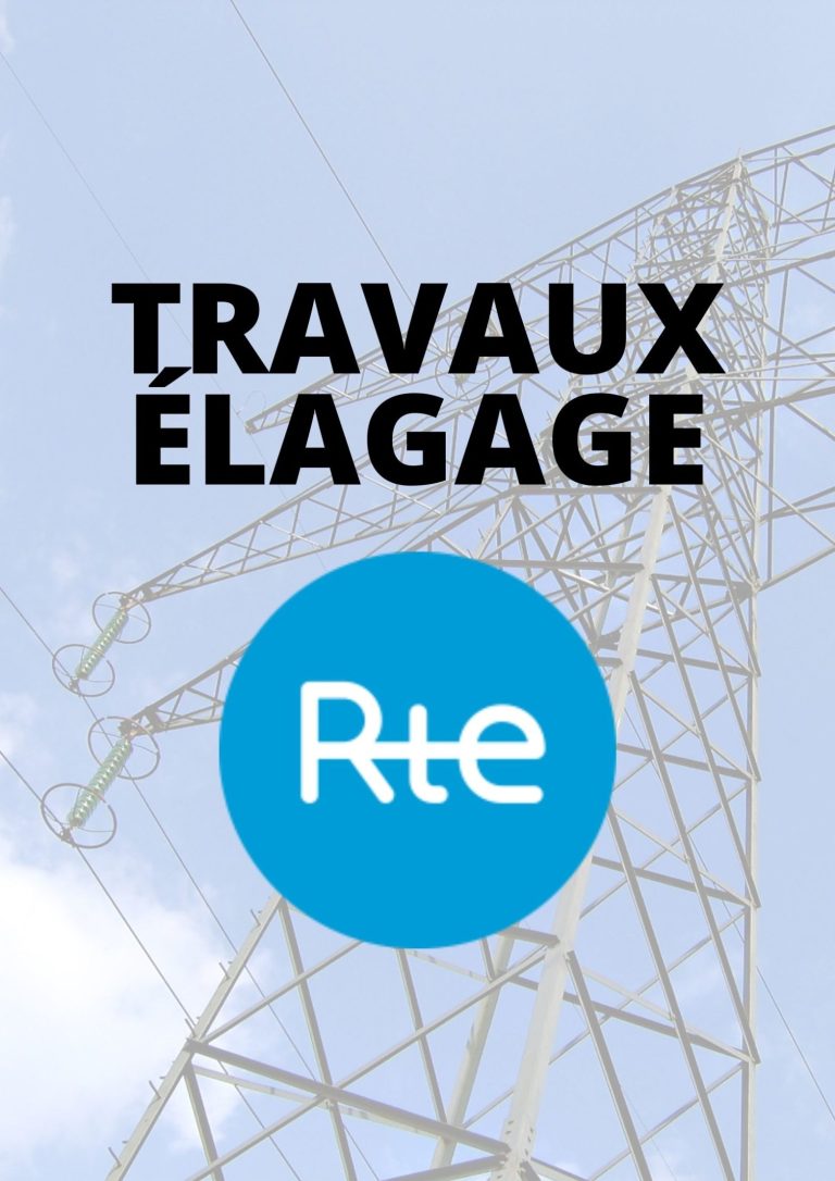 Avis : Travaux d&rsquo;entretien de la végétation auprès des lignes à haute tension