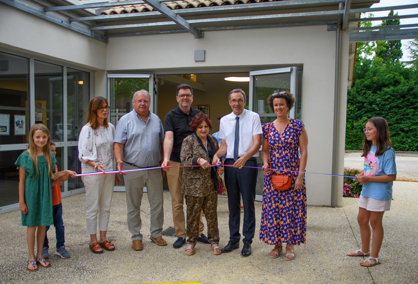 Inauguration de la médiathèque et de la nouvelle salle du conseil municipal