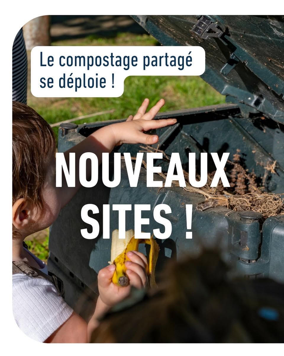 Nouveaux sites pour les composteurs partagés
