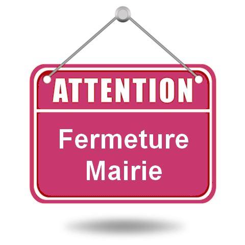 Horaires d&rsquo;ouverture de la Mairie